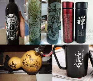 大连旅顺口区酒瓶葫芦工艺品激光雕刻机